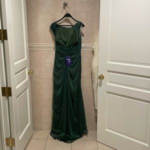 Formal off the shoulder gown